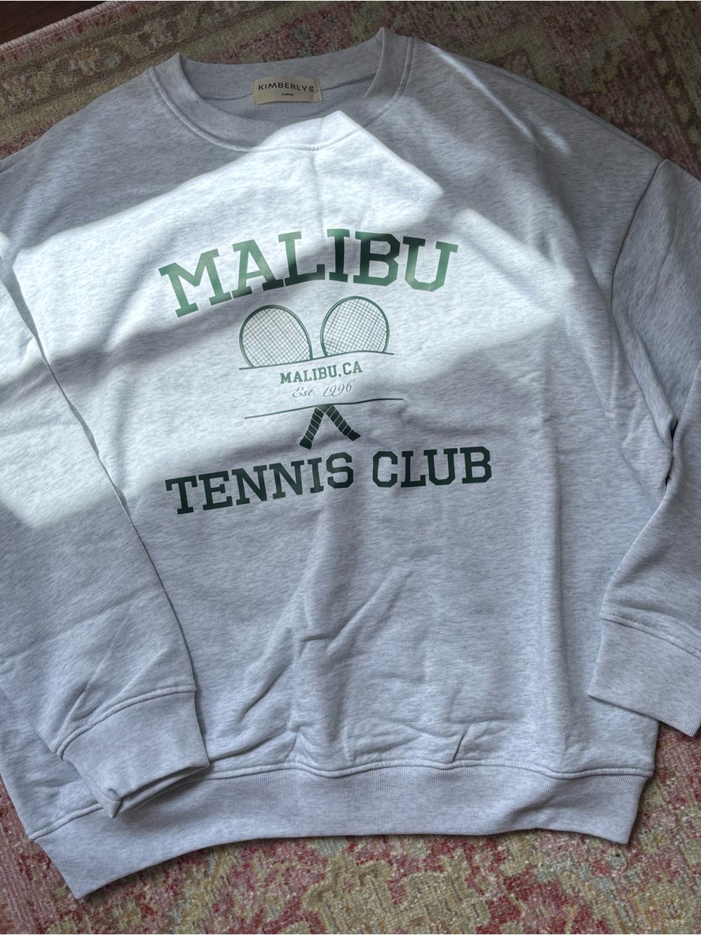 NWT \\ “Malibu tennis club” crewneck sweatshirt